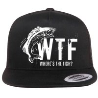Wheres The Fish Wtf Meaning Funny Fishing Flatbill Hat