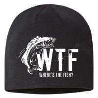 Wheres The Fish Wtf Meaning Funny Fishing Sustainable Beanie