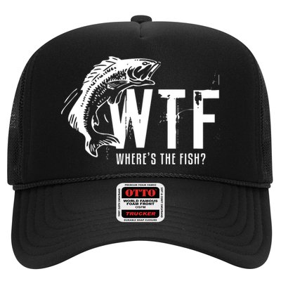 Wheres The Fish Wtf Meaning Funny Fishing Trucker Hat