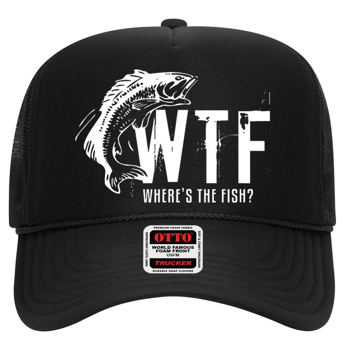 Wheres The Fish Wtf Meaning Funny Fishing Trucker Hat