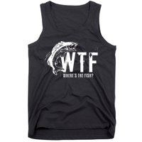 Wheres The Fish Wtf Meaning Funny Fishing Tank Top