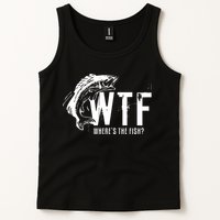 Wheres The Fish Wtf Meaning Funny Fishing Tank Top