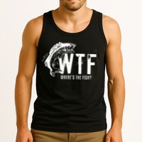Wheres The Fish Wtf Meaning Funny Fishing Tank Top