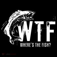 Wheres The Fish Wtf Meaning Funny Fishing Wool Snapback Cap