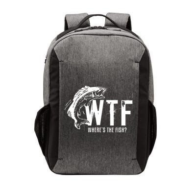 Wheres The Fish Wtf Meaning Funny Fishing Vector Backpack