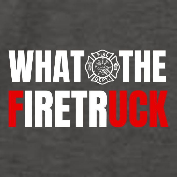 What The Firetruck Fireman Funny Firefighter Dad Vector Backpack