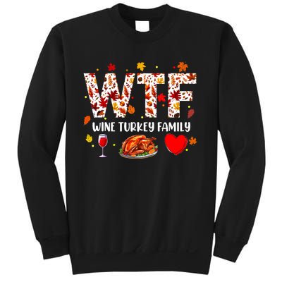 Wine Turkey Family Funny Thanksgiving Day Sweatshirt