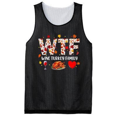 Wine Turkey Family Funny Thanksgiving Day Mesh Reversible Basketball Jersey Tank