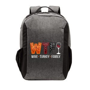 Wine Turkey Family Vector Backpack