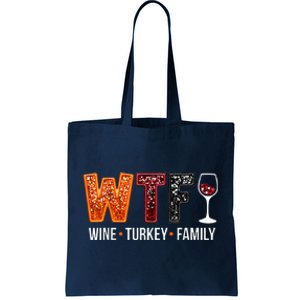 Wine Turkey Family Tote Bag