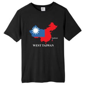 West Taiwan Funny China Map Define China Is West Taiwan Gift Tall Fusion ChromaSoft Performance T-Shirt