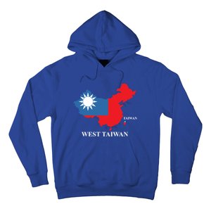 West Taiwan Funny China Map Define China Is West Taiwan Gift Hoodie