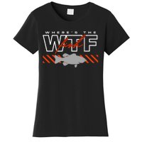 Wheres The Fish Wtf Funny Fishing Joke Women's T-Shirt