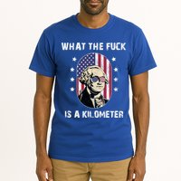 What The F*ck Is A Kilometer Funny George Washington USA Tall T-Shirt