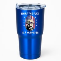 What The F*ck Is A Kilometer Funny George Washington USA Tumbler