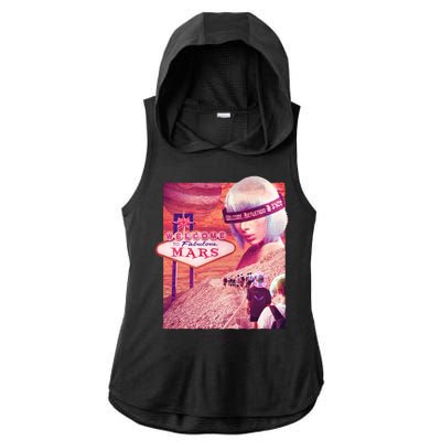 Welcome To Fabulous Mars Ladies PosiCharge Tri-Blend Wicking Draft Hoodie Tank