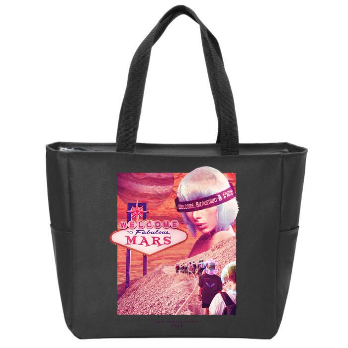 Welcome To Fabulous Mars Zip Tote Bag