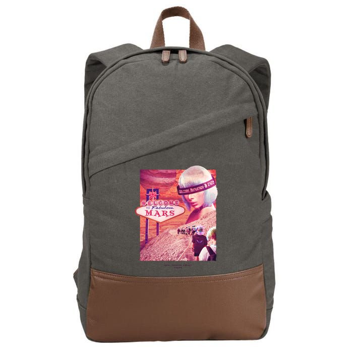 Welcome To Fabulous Mars Cotton Canvas Backpack
