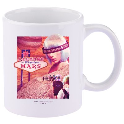 Welcome To Fabulous Mars 11oz C Handle Ceramic Mug