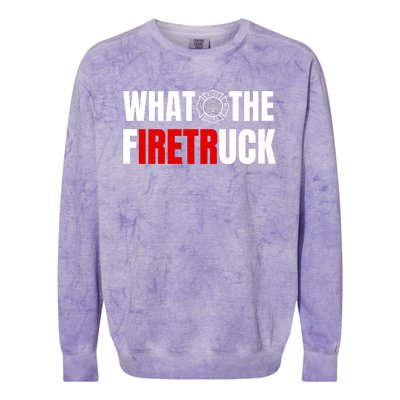 What The Firetruck Colorblast Crewneck Sweatshirt