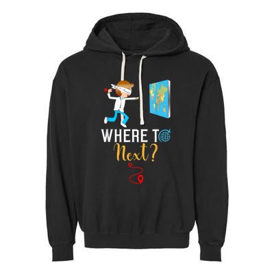 World Traveler For International World Travelers Garment-Dyed Fleece Hoodie