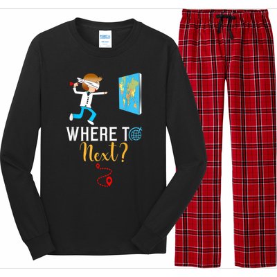 World Traveler For International World Travelers Long Sleeve Pajama Set