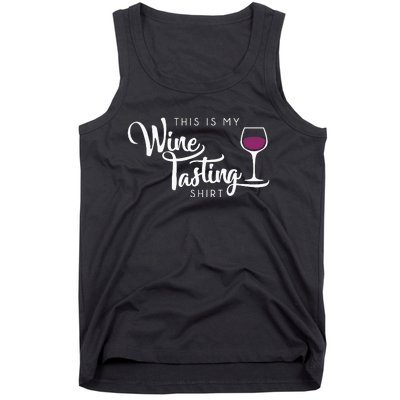 Wine Tasting Funny Cute Drinking Wine Lover Gift Tank Top