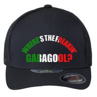 WhereS The Freakin Gabagool Meme Capicola Italian American Flexfit Unipanel Trucker Cap