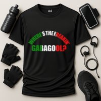 WhereS The Freakin Gabagool Meme Capicola Italian American Cooling Performance Crew T-Shirt