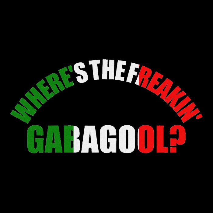 WhereS The Freakin Gabagool Meme Capicola Italian American T-Shirt