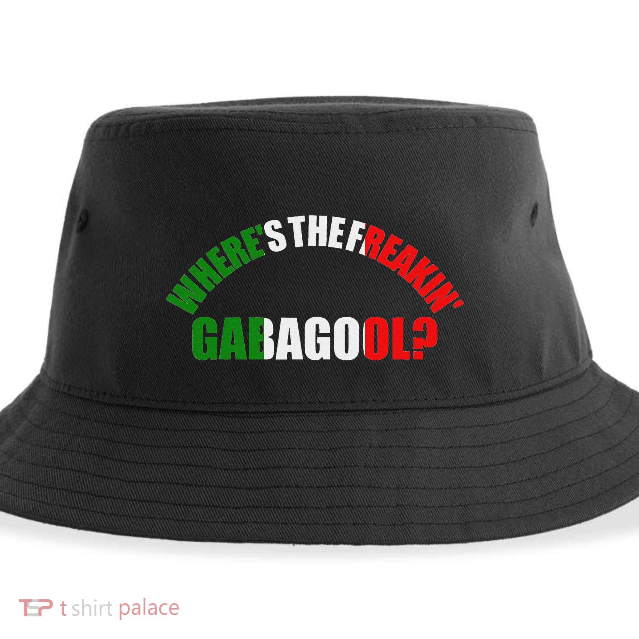 WhereS The Freakin Gabagool Meme Capicola Italian American Sustainable Bucket Hat