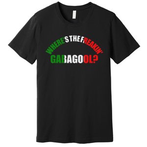 WhereS The Freakin Gabagool Meme Capicola Italian American Premium T-Shirt