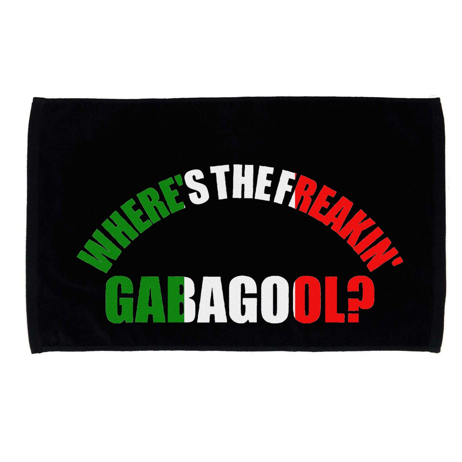 WhereS The Freakin Gabagool Meme Capicola Italian American Microfiber Hand Towel