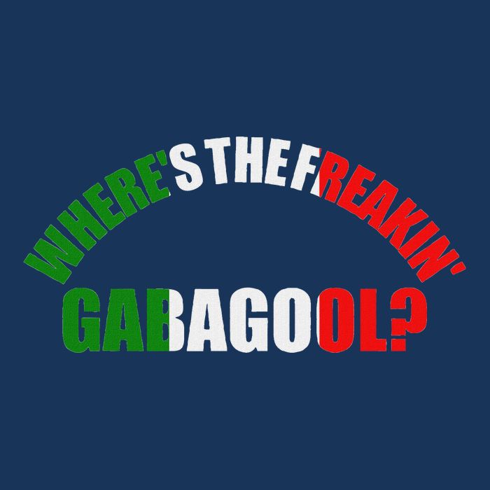 WhereS The Freakin Gabagool Meme Capicola Italian American Infant Baby Jersey Bodysuit