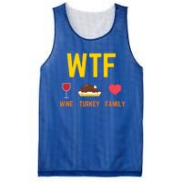 Wine Turkey Family Funny Thanksgiving Food Gift Fall Season Cool Gift Mesh Reversible Basketball Jersey Tank