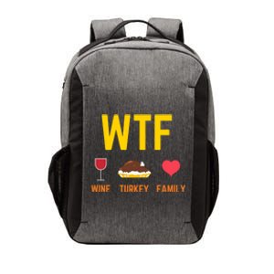 Wine Turkey Family Funny Thanksgiving Food Gift Fall Season Cool Gift Vector Backpack