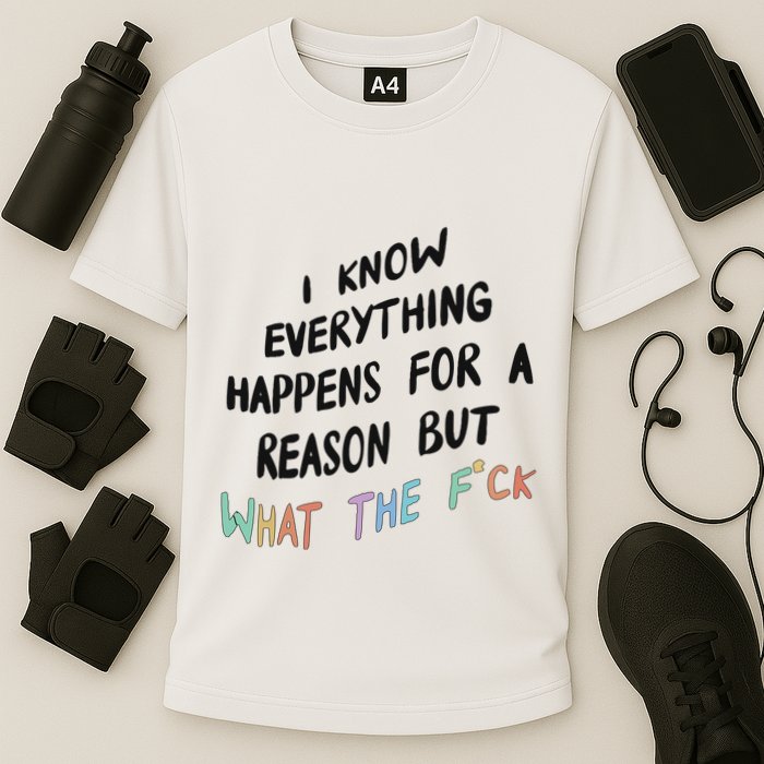 What The Fuck Hoodie Aesthetic Cooling Performance Crew T-Shirt