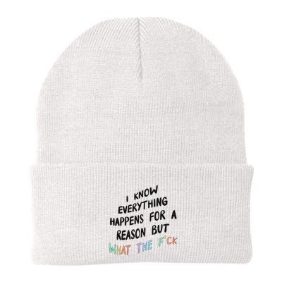 What The Fuck Hoodie Aesthetic Beanie