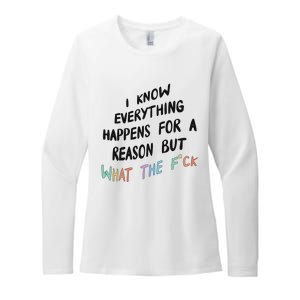 What The Fuck Hoodie Aesthetic Womens CVC Long Sleeve Shirt