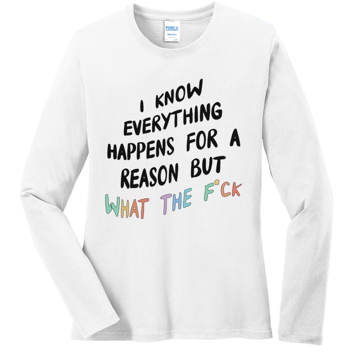 What The Fuck Hoodie Aesthetic Ladies Long Sleeve Shirt