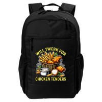 Will Twerk For Chicken Tenders Funny Backpack