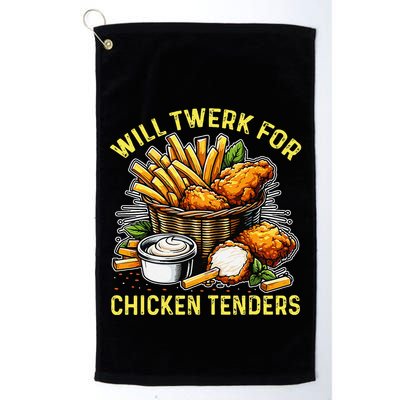 Will Twerk For Chicken Tenders Funny Golf Towel