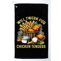Will Twerk For Chicken Tenders Funny Golf Towel