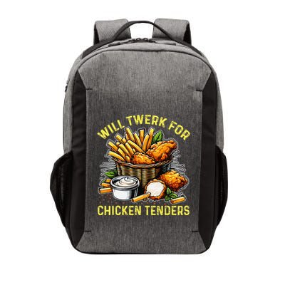 Will Twerk For Chicken Tenders Funny Vector Backpack