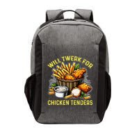 Will Twerk For Chicken Tenders Funny Vector Backpack