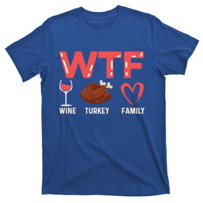 Wine Turkey Family Holiday Person Gift T-Shirt