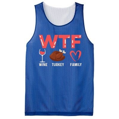 Wine Turkey Family Holiday Person Gift Mesh Reversible Basketball Jersey Tank