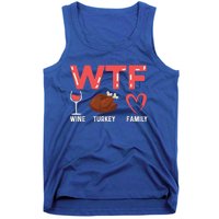 Wine Turkey Family Holiday Person Gift Tank Top