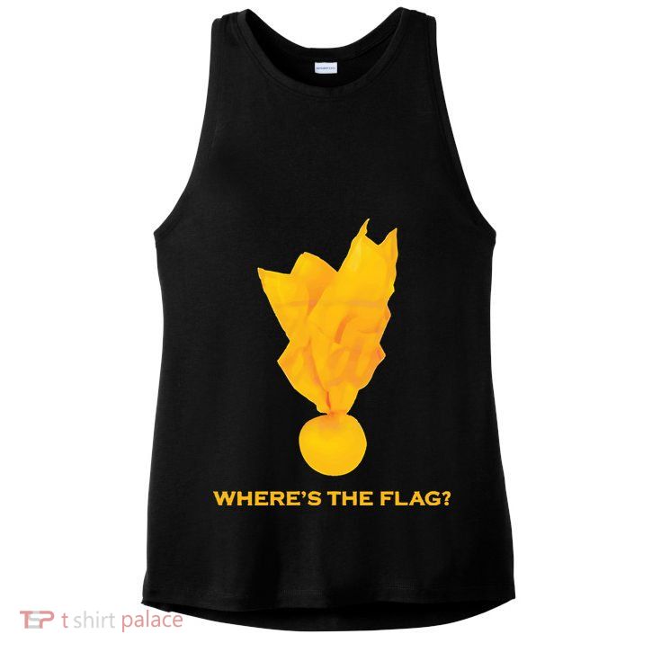 Wheres The Flag Football Penalty Flag Ladies PosiCharge Tri-Blend Wicking Tank