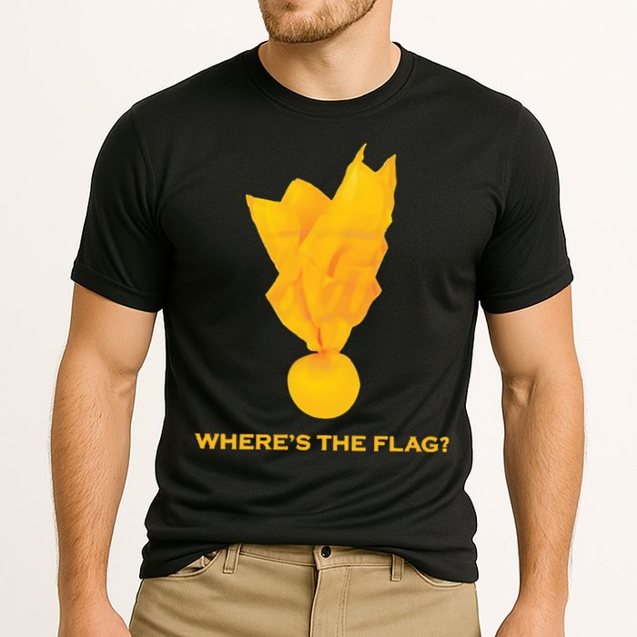 Wheres The Flag Football Penalty Flag Cooling Performance Crew T-Shirt
